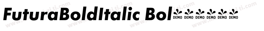 FuturaBoldItalic Bol字体转换